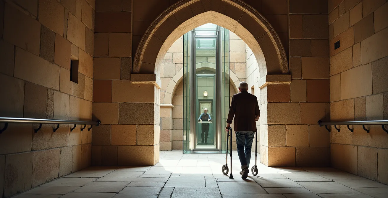 Soluzioni di accessibilità integrate armoniosamente in un edificio storico