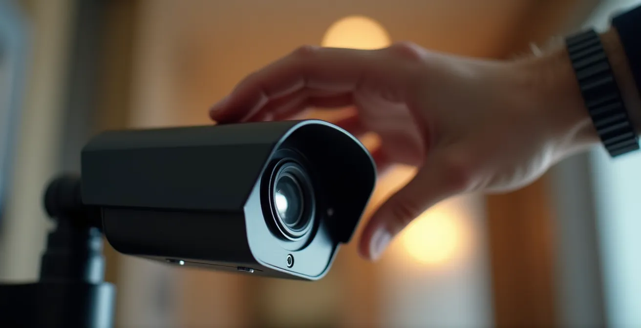 Interfaccia di configurazione privacy mask su telecamera IP